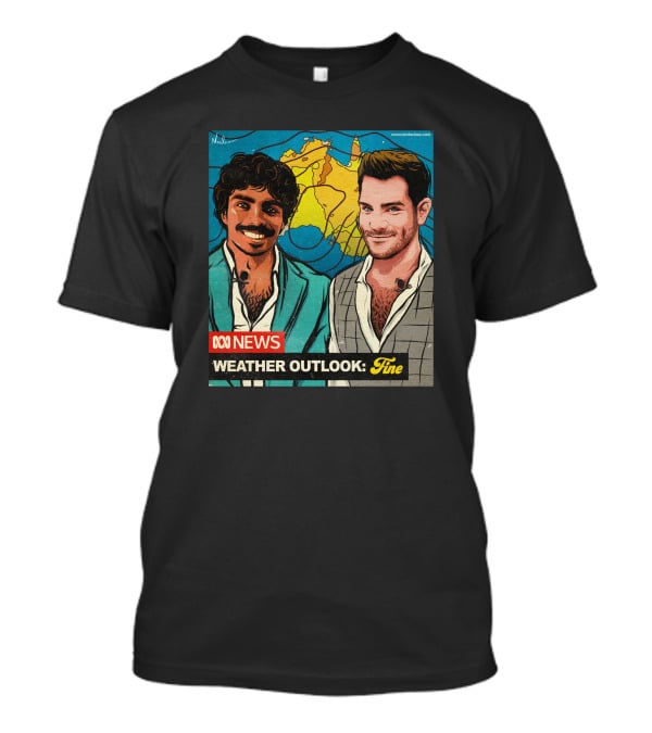 ABC News Weather Outlook Fine Nate Byrne Tony Armstrong T-Shirt