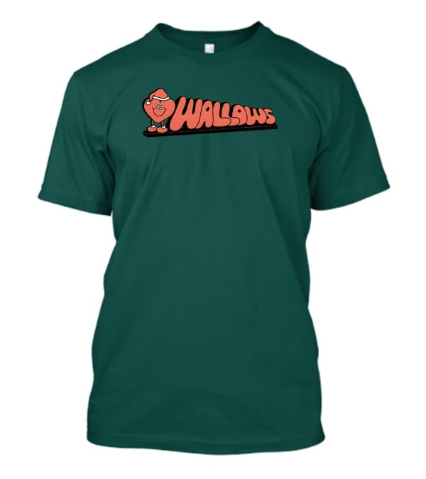 Wallows Holiday Love Music Merch Santa Heart T-Shirt