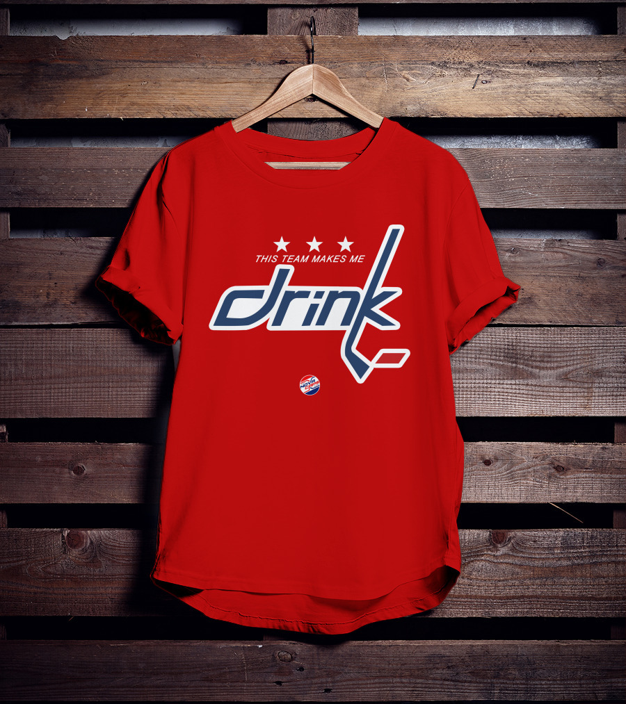 Nova Caps Hockey This Team Makes Me Drink T-Shirt