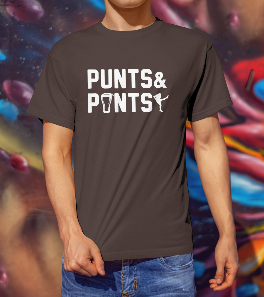 Johnny Stanton Szabo Punts And Pints Football Beer Combo T-Shirt