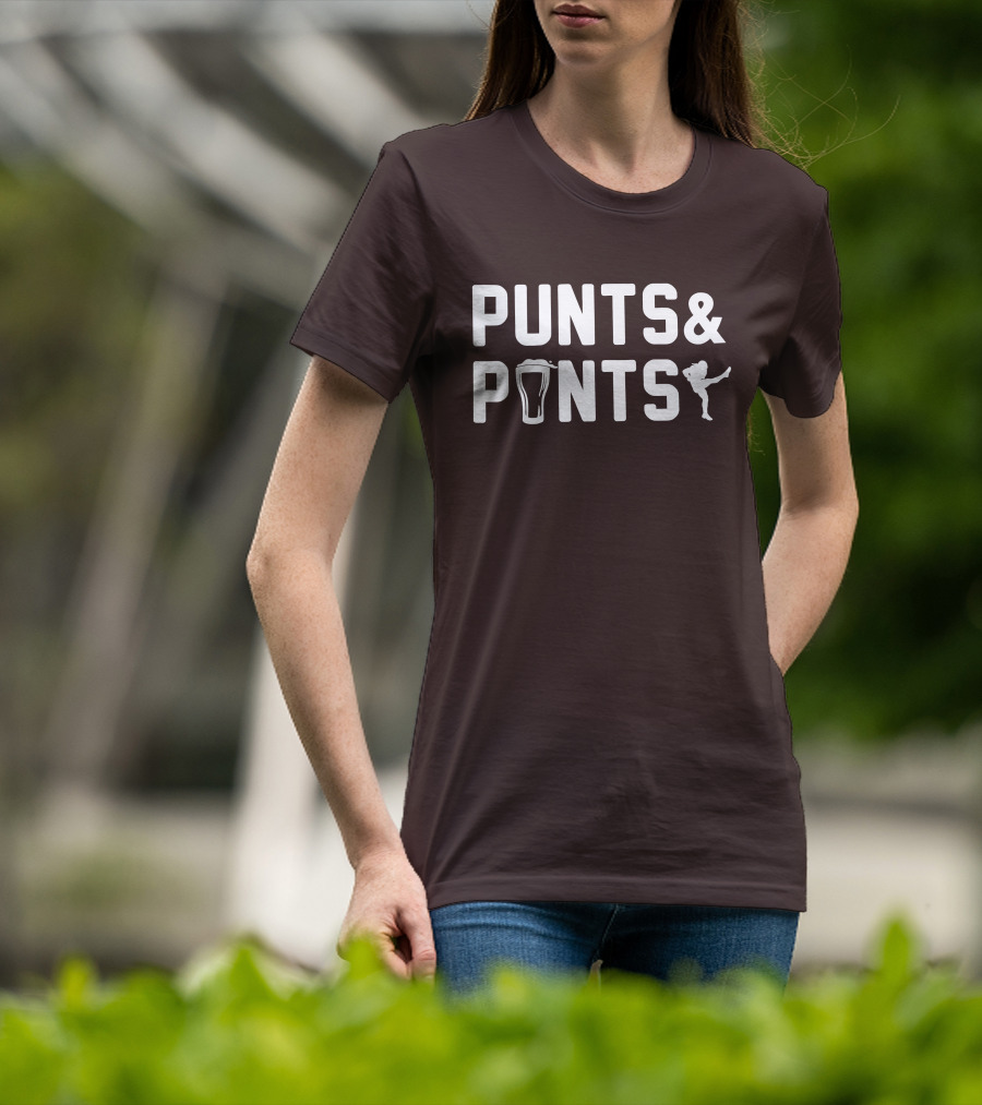 Johnny Stanton Szabo Punts And Pints Football Beer Combo T-Shirt