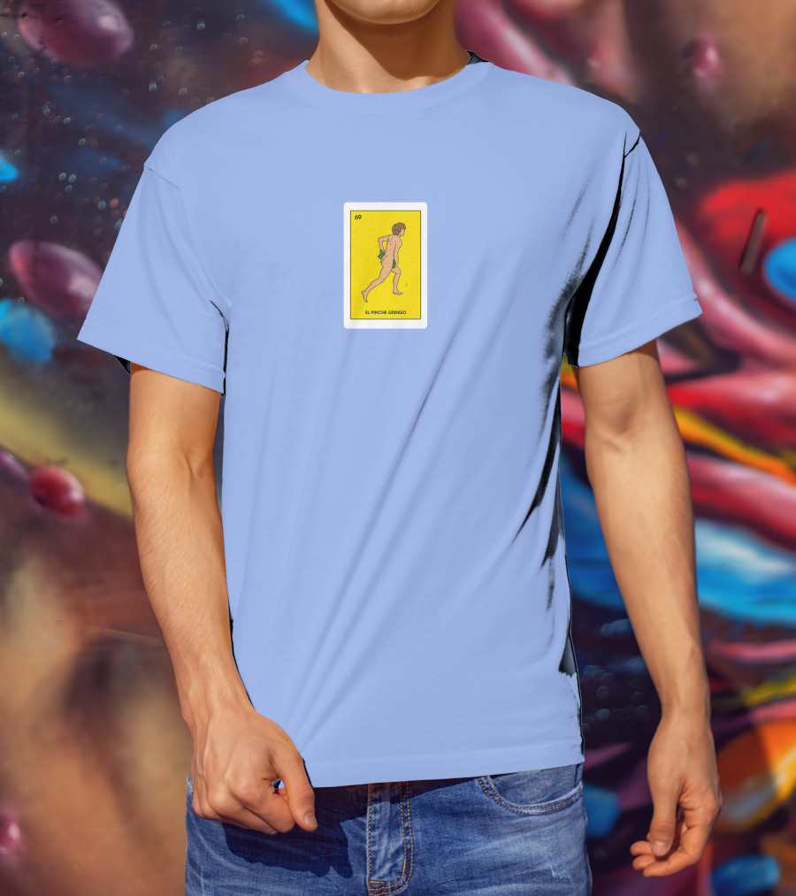 Danny Duncan Merch El Pinche Gringo 69 Running Man Card T-Shirt