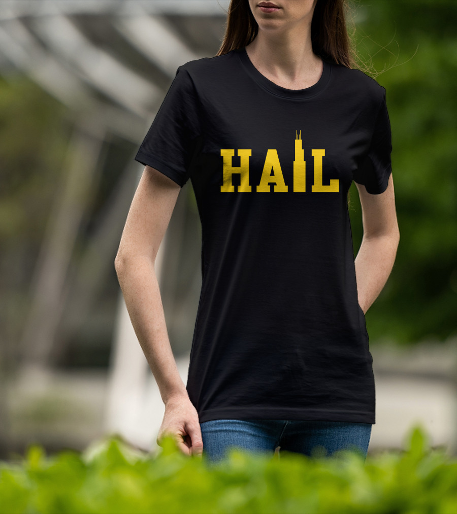 Jim Harbaugh Hail Skyline T-Shirt