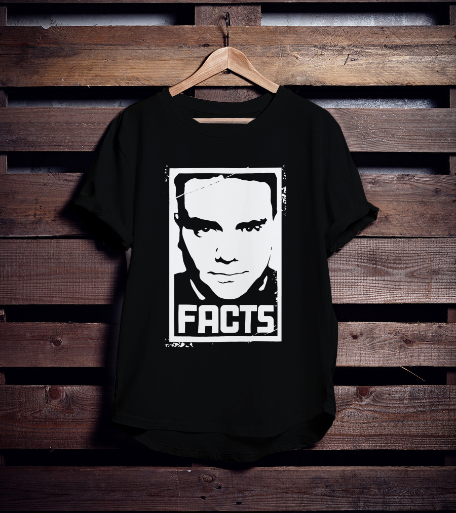 Daily Wire Ben Shapiro Facts Stencil Ron Filipkowski T-Shirt