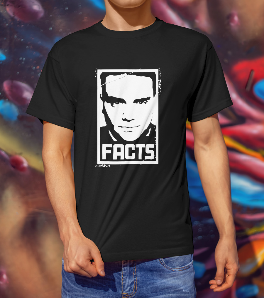 Daily Wire Ben Shapiro Facts Stencil Ron Filipkowski T-Shirt