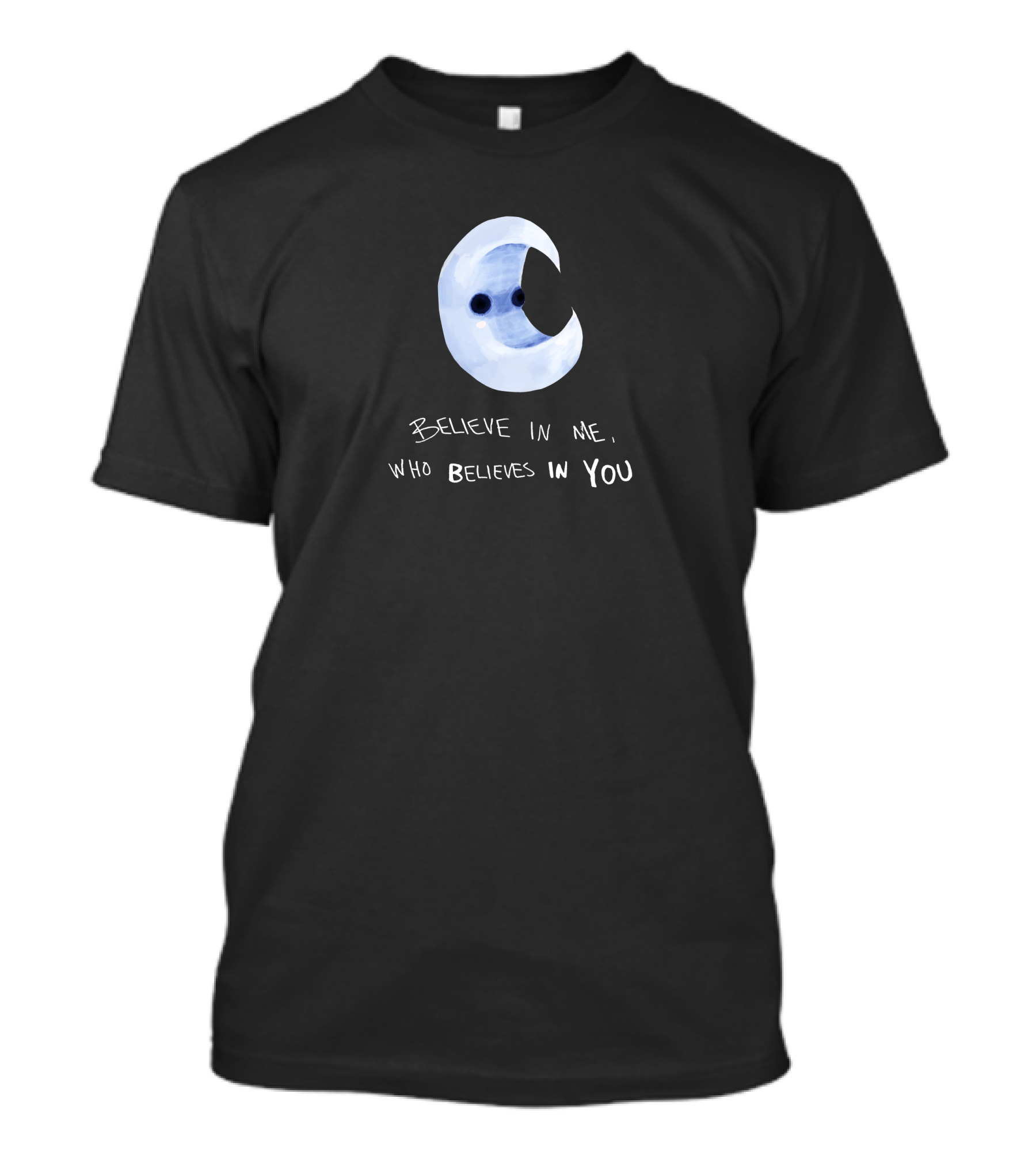 Wunderworld Merch Night Capsule Moon Believe In Me Who Believes In You T-Shirt