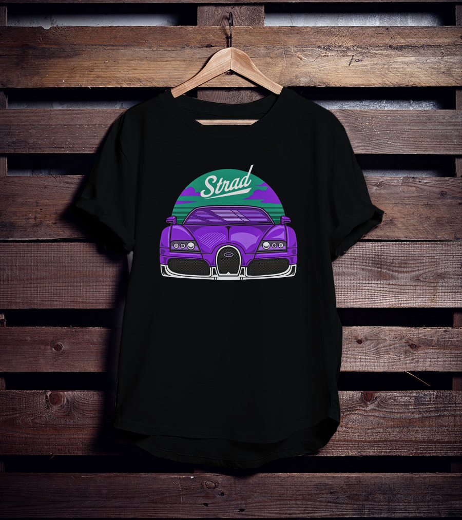 Stradman Merch Strad Purple Bugatti T-Shirt