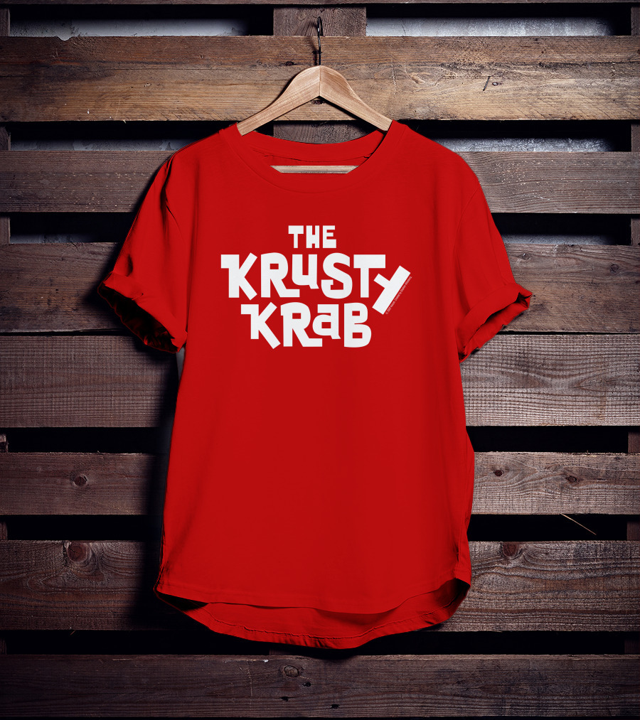 Joe Burrow The Krusty Krab Spongebob Squarepants Crossover Patrick Star Football NFL Cincinnati Bengals Cartoon Network Nickelodeon T-Shirt