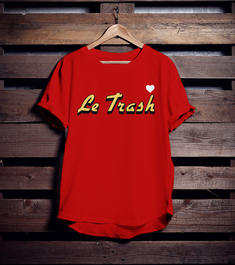 Le Trash Prime Video Fatin Jadmani Heart T-Shirt