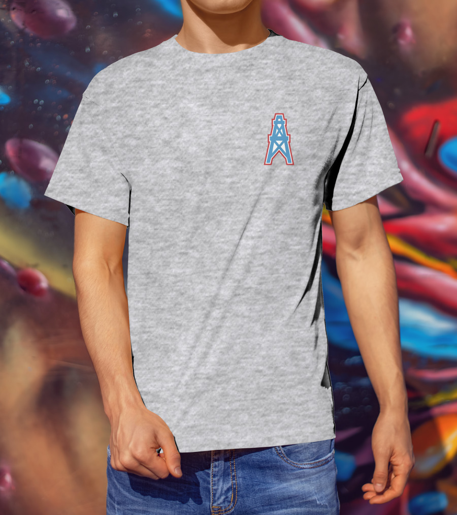 Ryan Tannehill Houston Oilers Tower T-Shirt