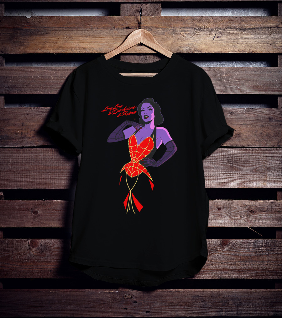 Lou Lou La Duchesse De Rière Below The Collar Spider Queen T-Shirt