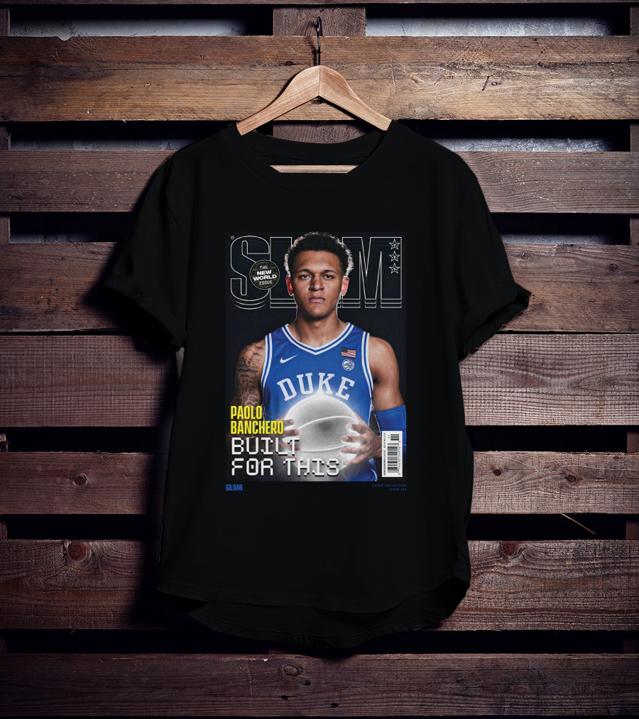 Slam Cover Paolo Banchero Duke Built For This New World Issue T-Shirt