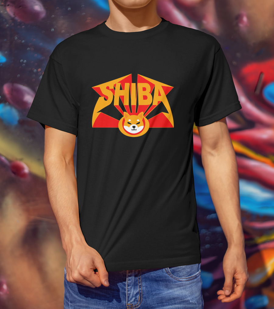 SHIBA Decentralized Merch Rockstar Shiba Steven Cooper T-Shirt