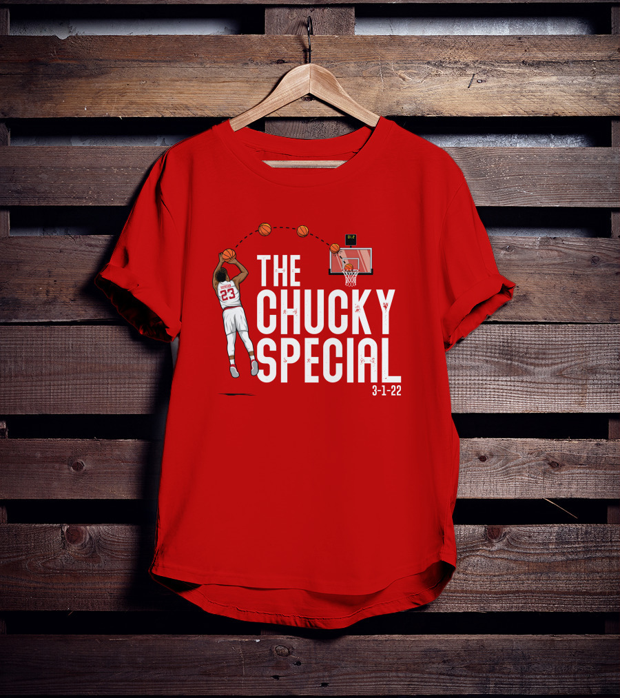 Chucky Hepburn The Chucky Special Basketball Shot 3-1-22 The Players Trunk Merch T-Shirt