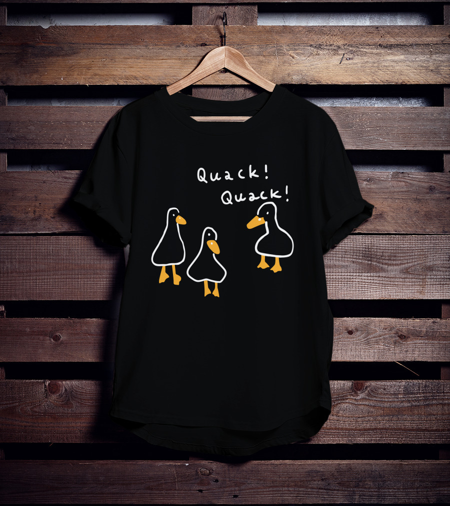 Quack Quack Funny Duck Trio T-Shirt