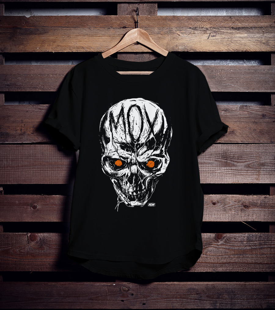All Elite Wrestling AEW Jon Moxley MOX Skull Art Merch T-Shirt