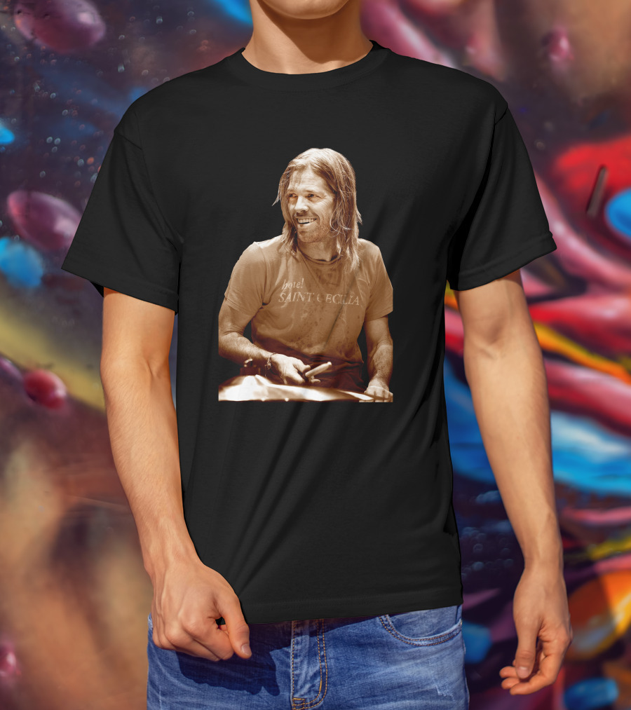 Billie Eilish Foo Fighters Taylor Hawkins Hotel Saint Cecilia Grammys Performance T-Shirt