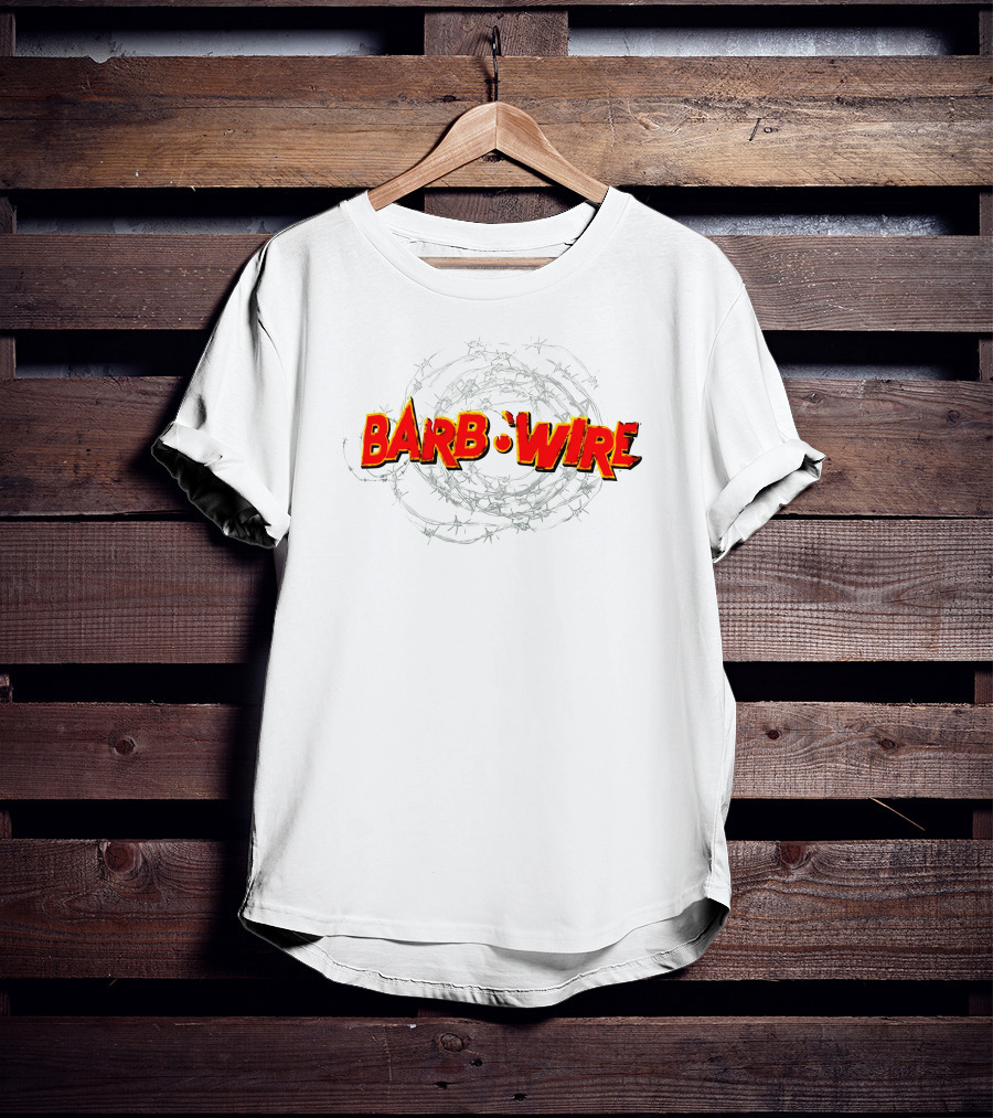 1996 Barb Wire Pamela Anderson Cult Classic Vintage 90s Bay Era T-Shirt