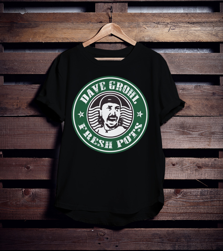 Dave Grohl Fresh Pots Coffee T-Shirt