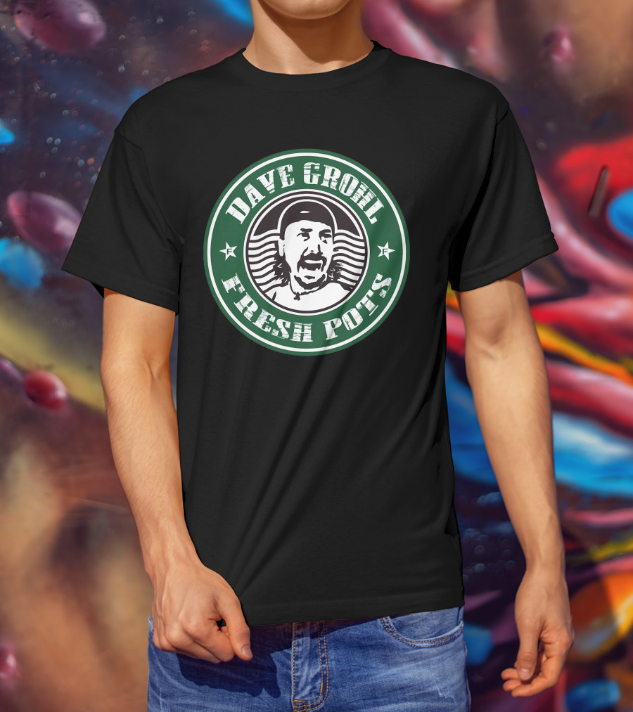 Dave Grohl Fresh Pots Coffee T-Shirt