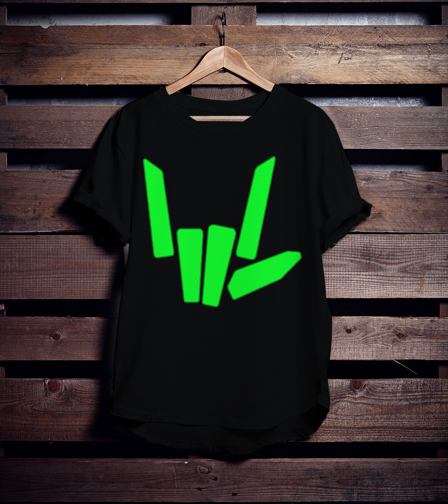 Original Share The Love Green Hand Sign Gesture T-Shirt