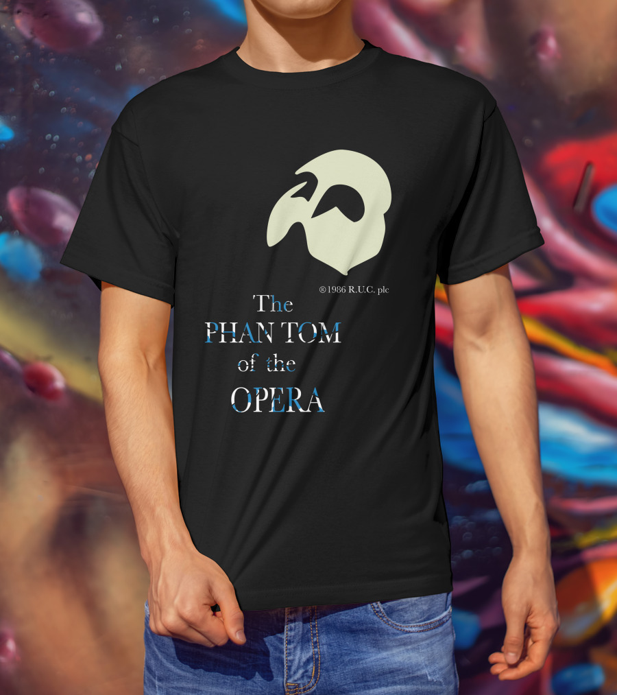 The Phantom Of The Opera Vintage Local Crew 1986 R.U.C. Plc T-Shirt
