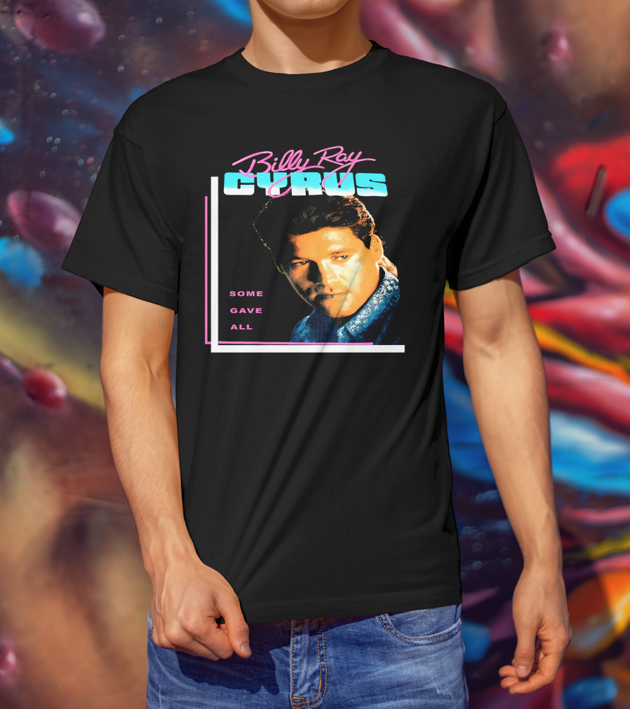 Billy Ray Cyrus Some Gave All 1992 T-Shirt