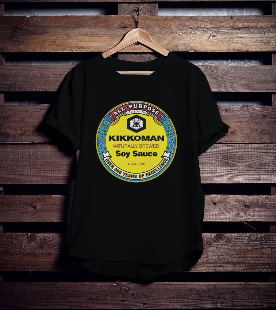 All Purpose Kikkoman Naturally Brewed Soy Sauce Over 300 Years Of Excellence T-Shirt