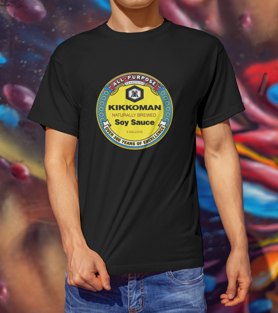 All Purpose Kikkoman Naturally Brewed Soy Sauce Over 300 Years Of Excellence T-Shirt