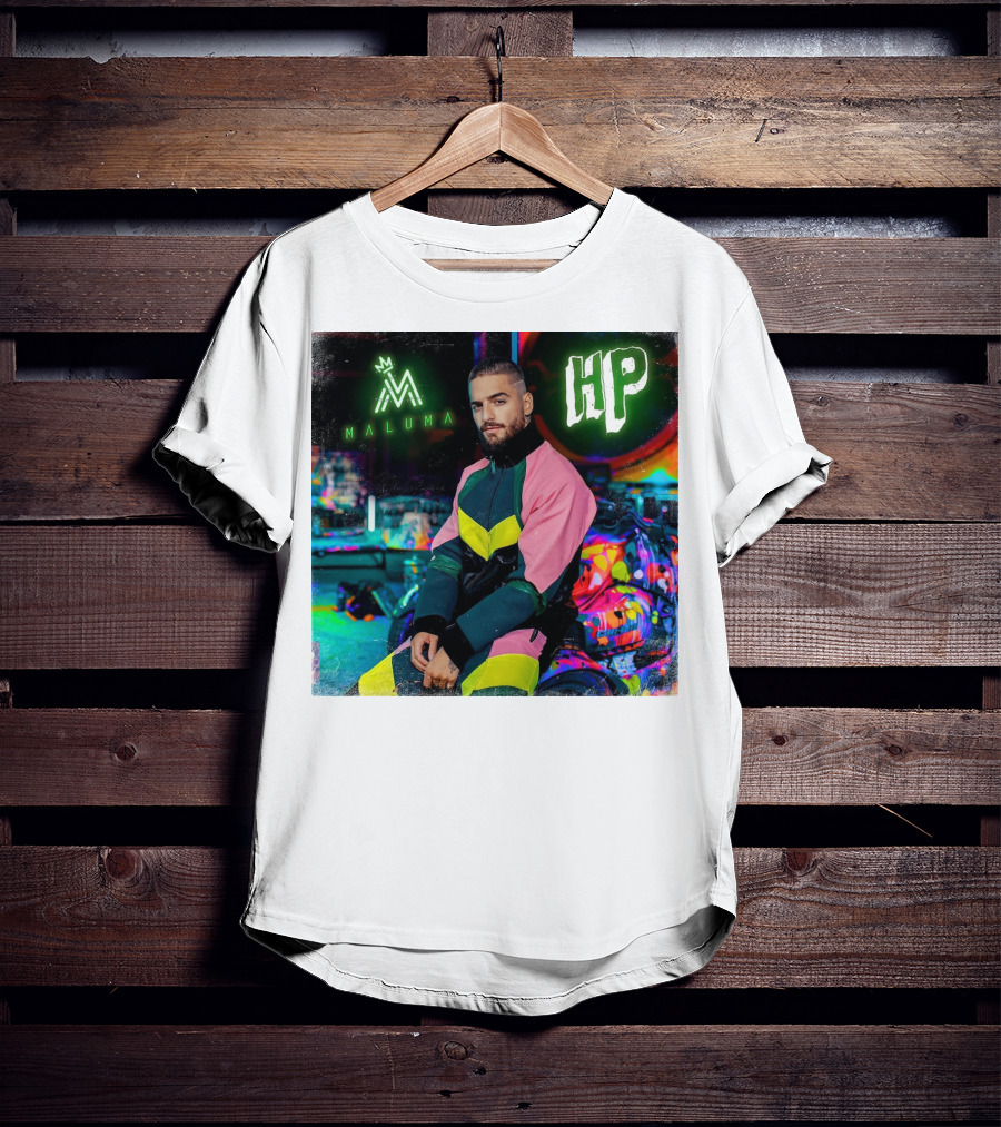 HP Maluma Neon Style Bright Colors T-Shirt
