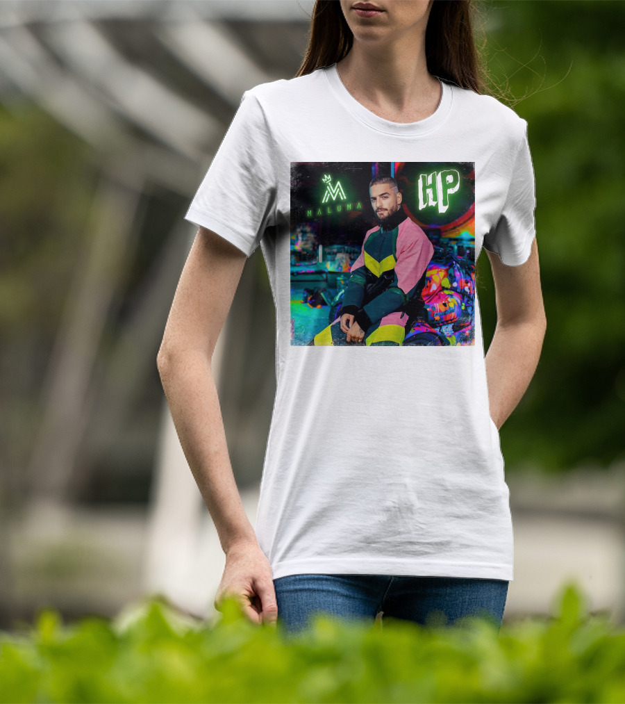HP Maluma Neon Style Bright Colors T-Shirt