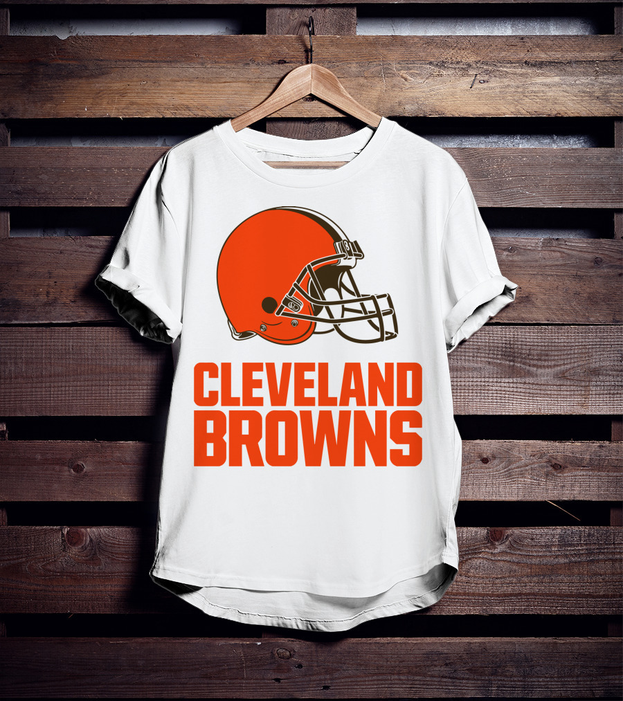 Cleveland Browns Football Team Helmet T-Shirt