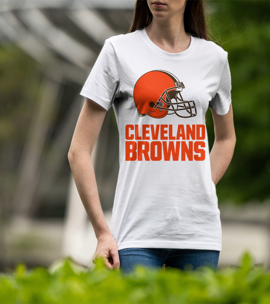 Cleveland Browns Football Team Helmet T-Shirt