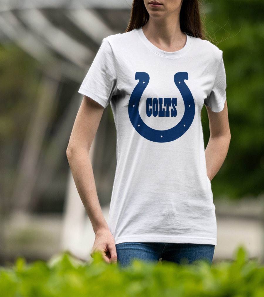 Indianapolis Colts Colts Horseshoe Logo Football Team T-Shirt