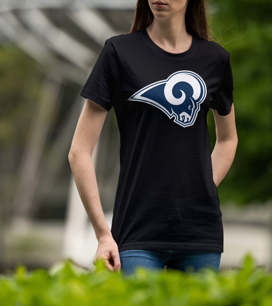 Los Angeles Rams Football Team Logo Sports T-Shirt