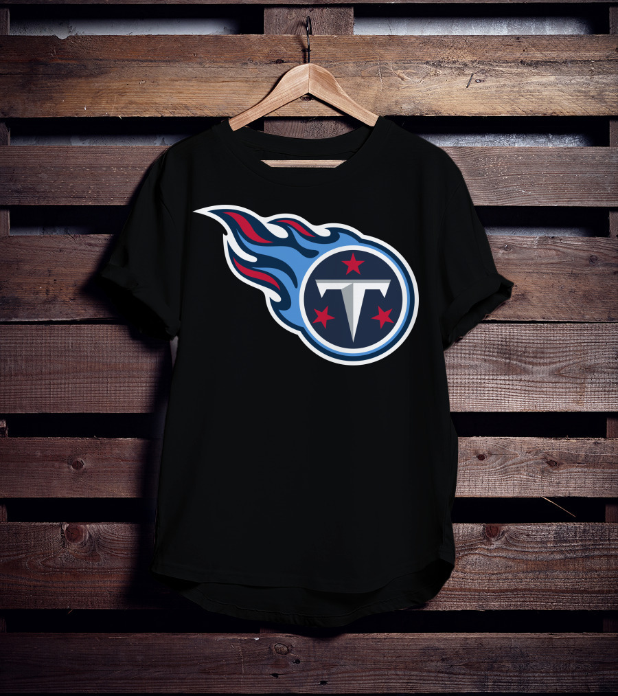 Tennessee Titans Football Team Symbol With Iconic T-Shirt