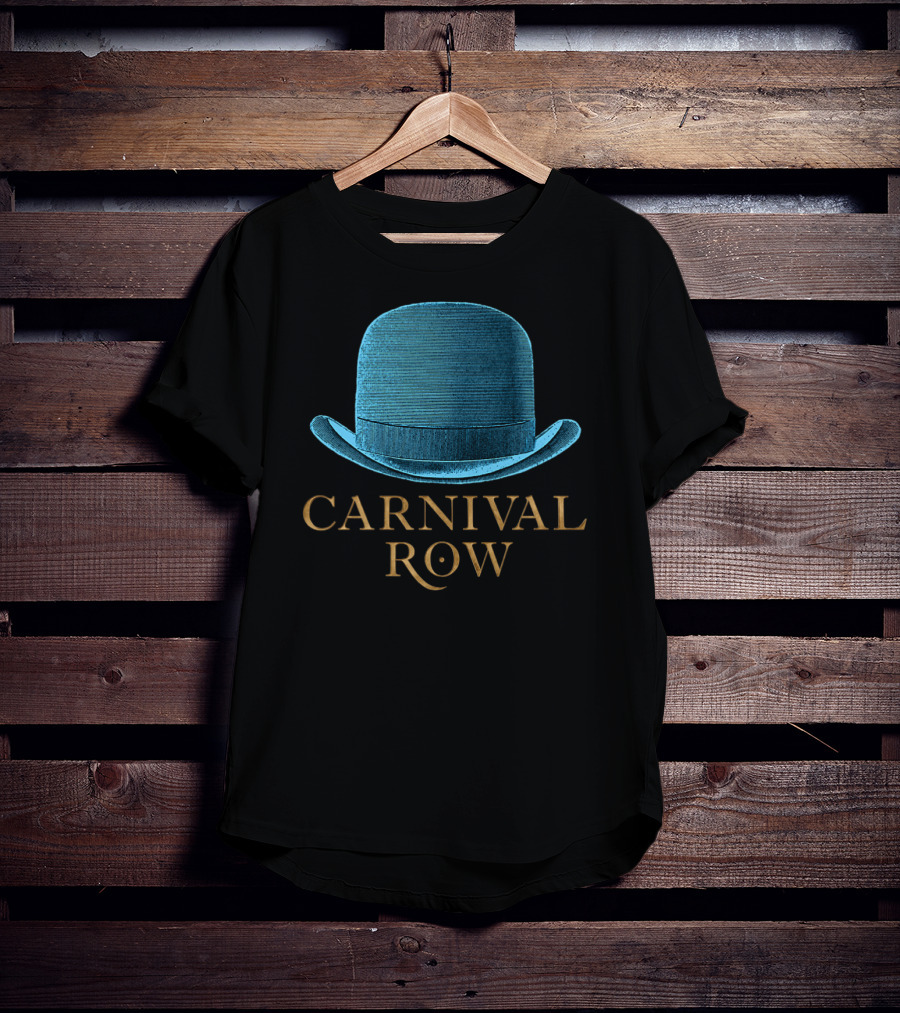Carnival Row Blue Bowler Hat T-Shirt