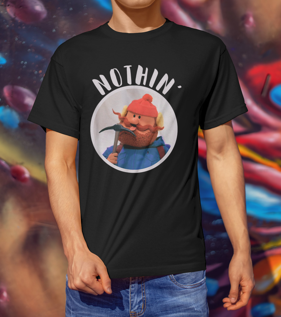 Christmas Special Nothin' Cornelius Of The Yukon Pickaxe Red Beanie T-Shirt