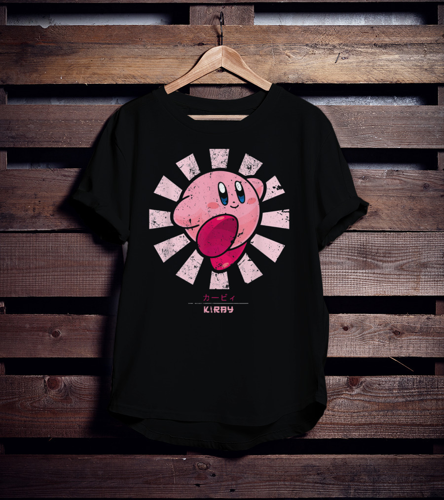 Kirby KIRBY Retro Style Burst T-Shirt