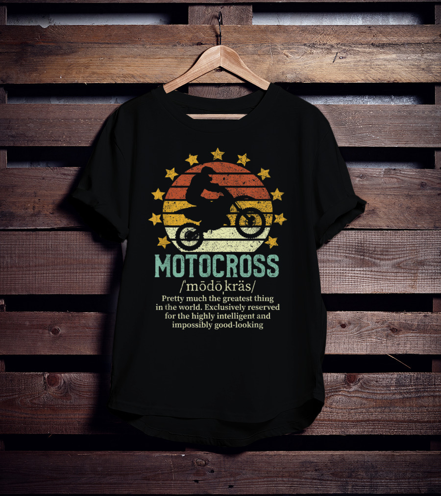 Motocross Pretty Much The Greatest Thing In The World Vintage Dirtbike Rider T-Shirt