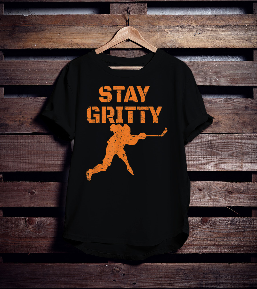 STAY GRITTY Ice Hockey Philly Player T-Shirt