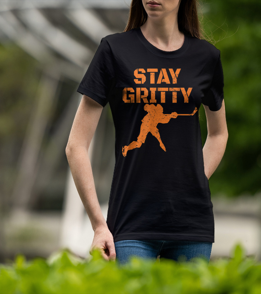 STAY GRITTY Ice Hockey Philly Player T-Shirt