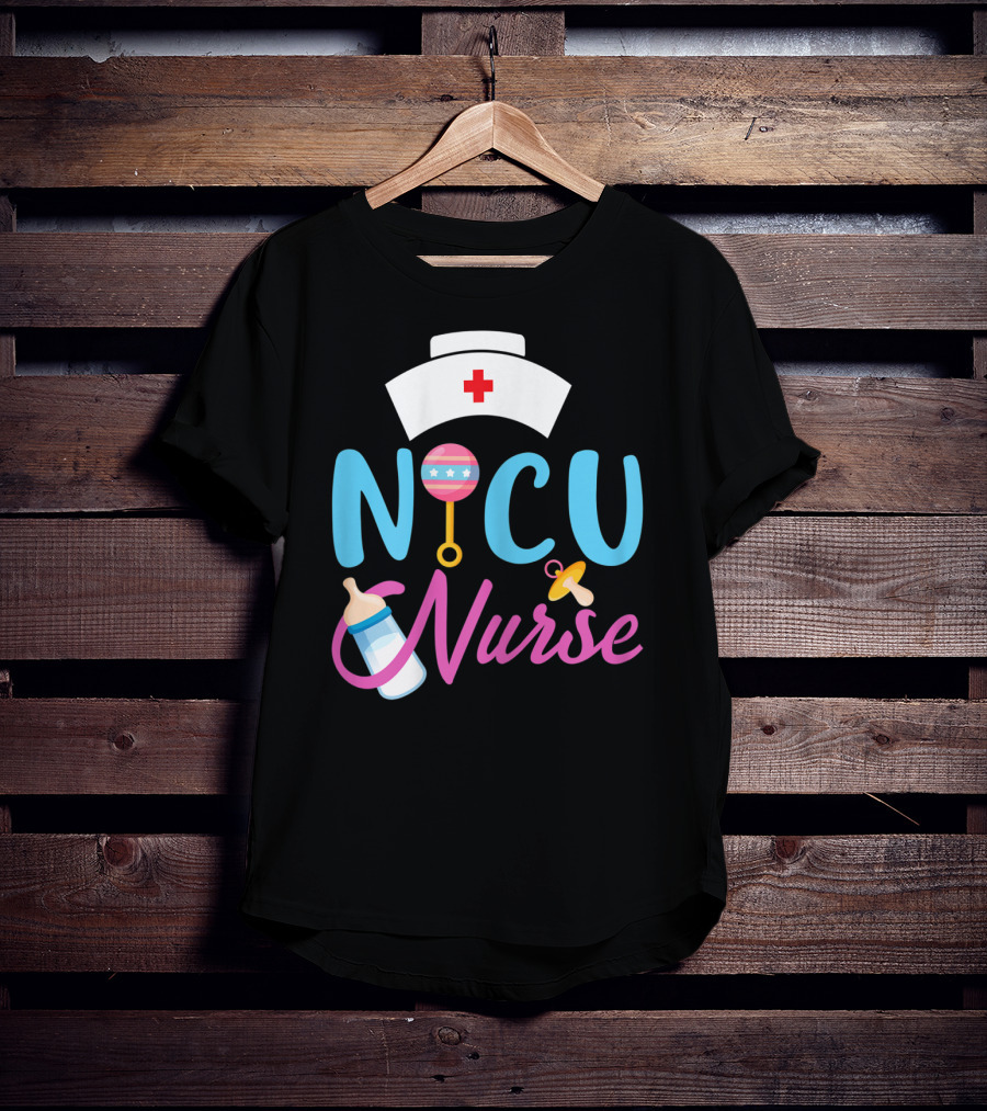 NICU Nurse Newborn Baby Care Essentials T-Shirt