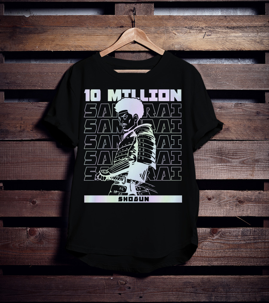 10 Million Samurai Shogun Coryxkenshin Merch Foil T-Shirt