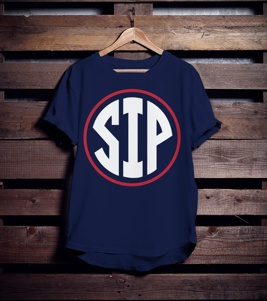 Ole Miss SIP Circle SEC-Inspired T-Shirt