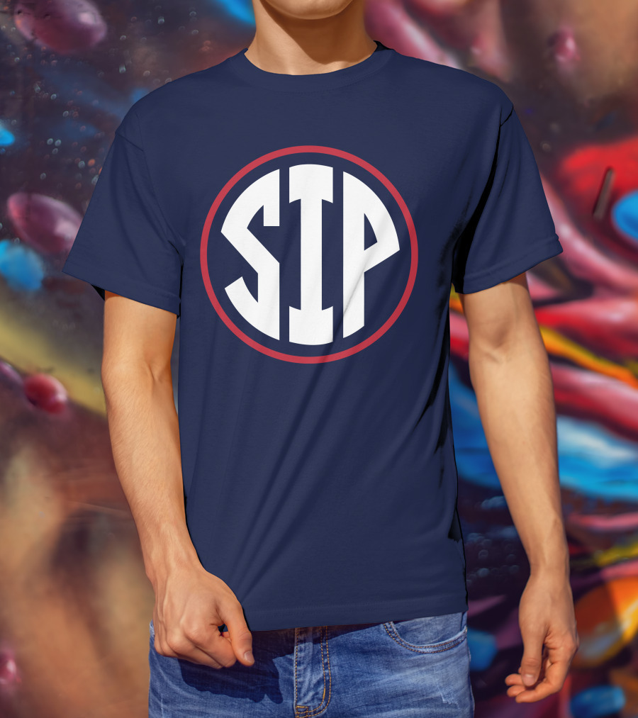 Ole Miss SIP Circle SEC-Inspired T-Shirt