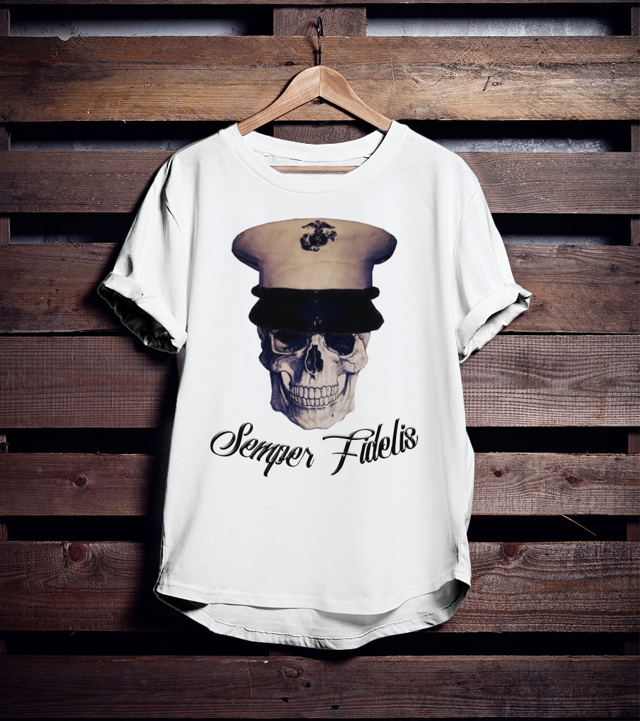 Semper Fidelis Skull Marine Corps T-Shirt