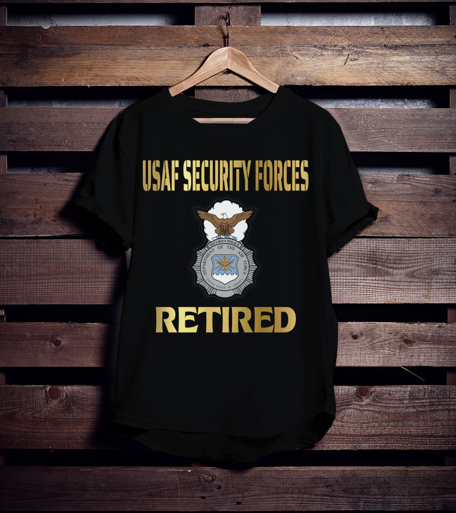 Usaf Security Forces Retired T-Shirt