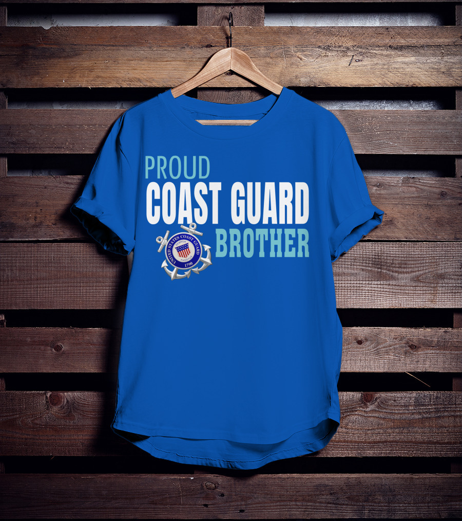 Proud Coast Guard Brother United States Coast Guard 1790 T-Shirt