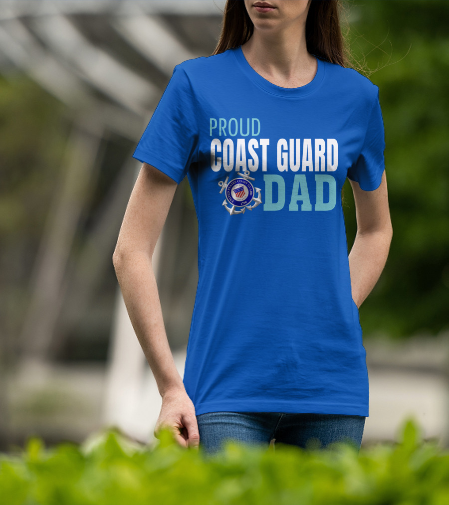 Proud United States Coast Guard Dad 1790 T-Shirt